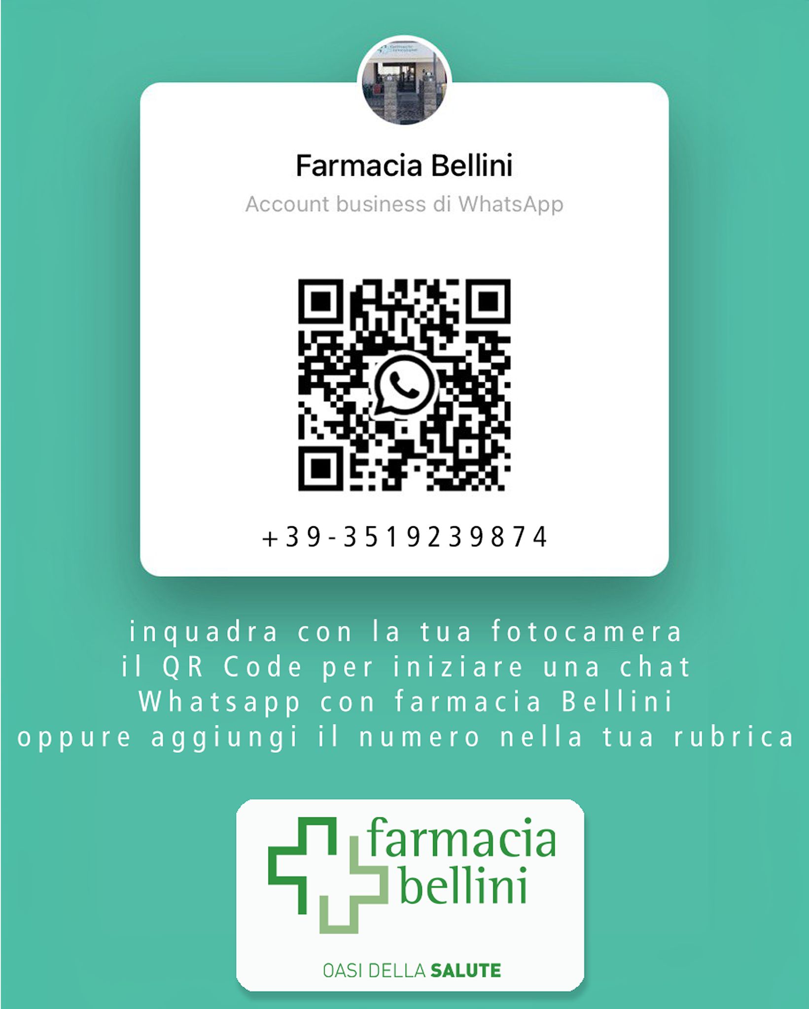 La farmacia Bellini di Soave apre ora il canale WhatsApp Business…