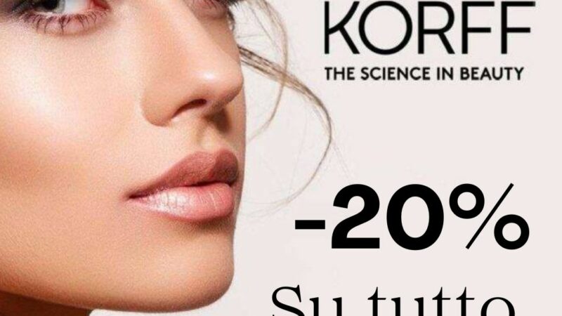 Promozione make-up Korff -20%