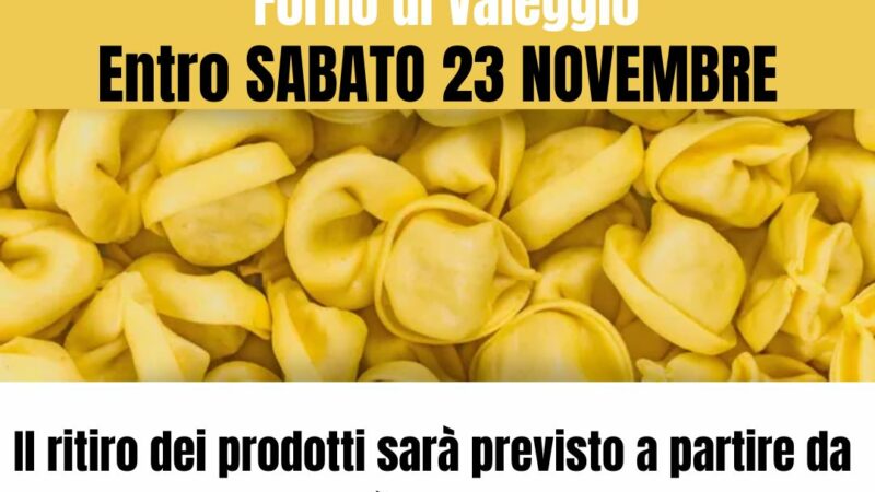 Prenotazioni pasta fresca Il Forno senza Glutine di Valeggio!